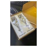 Elegant Wedding Champagne Flutes Set with Crystal Brooch - Retail: $25