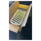 SUNFICON 2 Pack Adhesive Bathroom Shelf Organizer Shower Caddy No Drilling Shower Shelf Bath Essentials Shampoo Spice Holder 4 Clear Adhesives for Shower Room Bathroom Kitchen White - Retail: $16