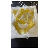 XMGZQ Yellow Knot Statue for Coffee Table Centerpiece Decor,Modern Abstract Art Geometric Sculpture and Figurines, Home Decor Accent,Cube Knick Knacks for Shelves,Bookshelf,Entryway,Floating - Retail: