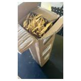 Premium Mexican Style Artificial Palm Thatch Roof Rolls. 5 Lengths, 2 Colors. Waterproof. Easy Install. Ideal for Tiki Bars, Parties, Gardens and Fences (4ft x 16in - Straw Yellow) - Retail: $22