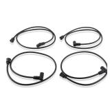 GoaMotors Spark Plug Wire Set Compatible with Ford 2N 9N 8N Tractor New-Holland Front Mount Distributors Spark Plug Wire Set 4 Cylinder Replaces 9N12259A 9N12259B 9N12287A - Retail: $18