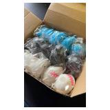 Meooeck 12 Pcs Shark Stress Relief Toys Sea Animals Squeeze Sensory Toys Bulk Shark Party Favors for Kids Adults Mini Animal Stress Ball for Ocean Party Favors Boys Girls Birthday Gifts Decorations - 