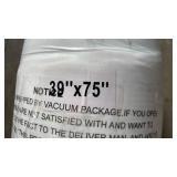Gel Memory Foam Topper- 39\ x 75\in - Retail: $45in