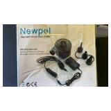 Newpol Inflatable Bed Pump, Electric Air Pump(100 GallonMin) for Air Mattress Beds, Inflatable Swimming Pools, Swimming Ring?AC110-240VDC12V? - Retail: $13