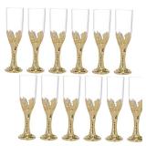 12Pcs Goblet Shape Candy Holder Clear Reusable Candy Boxes for Parties Weddings and Festivals Elegant Candy Container for Banquet Favors and Treats - Retail: $18