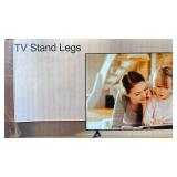 Universal TV Stand Legs with Non-Slip Pads - Retail: $15