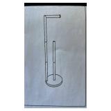 Modern Freestanding Toilet Paper Holder for 4 Rolls - Retail: $25