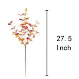 VGIA 6 Pcs Artificial Eucalyptus Stems Fall Decorations with Fall Eucalyptus Leaves Autumn Decorations for Office and Home Artificial Plants for Floral Arrangement - Retail: $19
