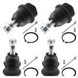 MotorbyMotor 4pc Front Upper and Lower Ball Joint fits for Chevy SilveradoGMC Sierra 1500 2500 3500 HD, Chevrolet Avalanche Suburban, GMC Yukon XL Suspension Ball Joint Kit K6693 K6696 - Retail: $38