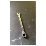 DURATECH 10mm Ratcheting Combination Wrench, SAE, 72-Tooth, 12-Point, CR-V Constructed with Mirror Polish - Retail: $8