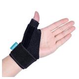 2U2O Compression Reversible Thumb and Wrist Stabilizer Splint(Improved Version) for BlackBerry Thumb, Finger, Pain Relief, Arthritis, Tendonitis, Sprained, Carpal Tunnel, Stable, S-M - Retail: $9