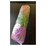 HyeFlora Artificial Flowers for Outdoor Indoor Garden Home Decoration, Faux Flower Daisy with Eucalyptus Leaves Fake Plants Greenery Boxwood Porch Patio, 12 Bundles (Purple Pink) - Retail: $6
