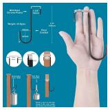 Mars-Rock Over The Door Metal Hooks with Plastic Coating 5.5\ Fit 0.5\in to 1 38\in Door 4 Pcs Heavy Duty Single Towel Robe Rack Wreath Bathroom Shower Hanger Shoe Organizer Ironing Board Short Black 