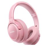 BERIBES Bluetooth Headphones Over Ear, 65H Playtime and 6 EQ Music Modes Wireless Headphone with Microphone, HiFi Stereo Foldable Lightweight Headsets, Deep Bass for Office Home Cellphone PC Ect. - Re