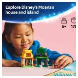 LEGO Disney Moanafts Island Fun Building Toy Playset - Princess Moana Toy for Kids, Girls and Boys, Ages 5+ - with 2 Disney Micro-Dolls and Pua Animal Figure - Gift Idea for Birthdays - 43260 - Retail