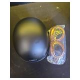 Motorcycle Half Helmet, DOT Approved Adult Men Women Retro Open Face Bike-Helmets, BicycleSkateboard Helmet for Adults, Bike, Skate, Scooter, Longboard Half Shell Helmet (Matte Black+G, Medium) - Reta