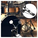 Single Bass Drum Pedal, Kick Drum Pedal for Drum Set Instrument, Single-Chain Drum Foot Pedal for Beginner and Pro Drummers - Retail: $19