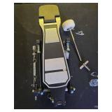 Single Bass Drum Pedal, Kick Drum Pedal for Drum Set Instrument, Single-Chain Drum Foot Pedal for Beginner and Pro Drummers - Retail: $19