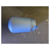 YAUKPH Matte Navy Blue Foaming Hand Soap Dispenser Plastic 11 oz - Modern Minimalist Style for Bathroom and Kitchen Countertop Refillable - Retail: $8