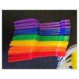 Sratte 18 Sets 4.7\ Sand Buckets and Shovels Bulk Summer Beach Bucket Pack Plastic Beach Pails Sand Toys for Summer Pool Party Favors - Retail: $25in