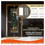 Fiberglass Magnetic Screen Door Fit Door Size 38 x 82 in- Heavy Duty Fiberglass Screen Door Mesh for Interior Door, Patio and Sliding Doors - Door Screen Magnetic Closure Let Fresh Air in - Retail: $2