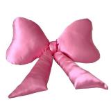 Luxape Bow Pillow - Big Bow Throw Pillow - Bow Shaped Pillow - Silky Satin - Coquette Decor - Bow Room Decor - Pink Bow Pillow - Bow Nursery Decor - Pink Room Decor - Retail: $30