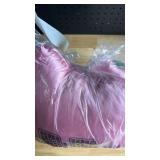 Luxape Bow Pillow - Big Bow Throw Pillow - Bow Shaped Pillow - Silky Satin - Coquette Decor - Bow Room Decor - Pink Bow Pillow - Bow Nursery Decor - Pink Room Decor - Retail: $30