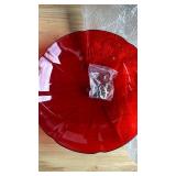 Kingsyard Plastic Weather Protective Dome Cover for Hanging Bird Feeders, Weather Guard and Easy to Clean, Red - Retail: $19