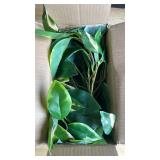 Oairse 2 Bundles Artificial Greenery Stems Faux Pothos Stems and Branches for Vase Fake Shrubs Bush Spring Greenery Picks for Centerpiece for Farmhouse Home Garden Patio Backyard Indoor Outdoor Decor 