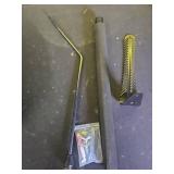 Buzzlett 37\ Grass Whip with Double-Edged Serrated Blade, Grass Cutter Hand Tool, Manganese Steel Manual Weed Cutter, Sturdy and Durable, Cut Tall Grass and Overgrown Weeds - Retail: $22in