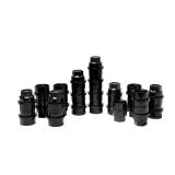 Set of 24, 15646250 Wheel Lug Nut Cap Black Plastic Covers Thread M27X2.0 for Sliverado Sierra 1500 Yukon Avalanche Suburban Express 1500 C1500 K1500 Escalade Traverse Yukon Dual Thread Lug Nuts - Ret