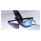 One-Handed-Operation Sunglasses Holder for Car, Visor Sunglass Holder Clip, Car Accessories Interior, Universal Fit Silicone Padded Visor Sunglass Holder Car, Unmatched Durability SINGLE - Retail: $16