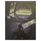 Acrylic Cupcake Stand, Clear Dessert Tower Holder Display with Base for Wedding, Party, Baby Shower, 3 Tier Round, Transparent - Retail: $19