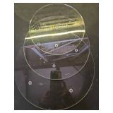 Acrylic Cupcake Stand, Clear Dessert Tower Holder Display with Base for Wedding, Party, Baby Shower, 3 Tier Round, Transparent - Retail: $19