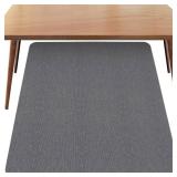Sycoodeal Office Chair Mat for Hardwood Floor,Office Computer Gaming Chair Mat for Tile Floor,Large Floor Protector Rug,Anti-Slip,Easy to Clean,Grey(48\x36\in) - Retail: $22in