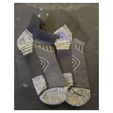 Cushioned Cotton Ankle Compression Socks for Men Women 6 Pairs Wicking Low Cut Arch Support Plantar Fasciitis Socks - Retail: $18