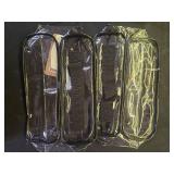 BAGSMART TSA Approved Toiletry Bag, 2 Pack Clear Makeup Cosmetic Bag Organizer, Quart Size Travel Bag for Toiletries, Carry-on Travel Accessories Essentials, Black-2pcs - Retail: $9
