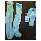 Baseball Socks and Belt Combo Set Cotton Boys Adjustable Baseball Softball Socks and Belt for Boys Girls - Retail: $17