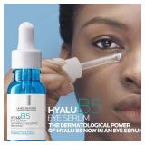 La Roche-Posay Hyalu B5 Eye Serum with Hyaluronic Acid and Caffeine for Dark Circles, Hydrating Serum for Dark Circles and Wrinkles with Roller Ball Applicator, Replumps Under Eye, Fragrance Free - Re