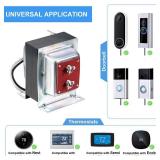 Maxdot Doorbell Transformer 24v 40VA Compatible with Ring Wired Video DoorBell, Safe Wired 24 Volt Door Bell Kit, Easy to Install(1 Pcs) - Retail: $23