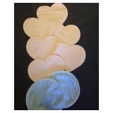 Bamboobies Nursing Pads, Ultra-Soft Velour, Reusable, Washable and Leak-Proof, 6 Ultra-Thin and 2 Overnight Pads for Breastfeeding - Retail: $17