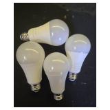 Aovpex Dusk to Dawn LED Outdoor Light Bulbs, 13W 1100LM(100W Equivalent), A19 Sensor LED Bulb, E26 3000K Soft White Day Night Bulbs, Auto ONOff, Sensor Lighting for Porch Garage Front Door, 4 Pack - R