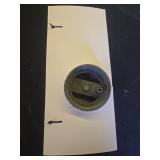 HYDRO CELL Sports Cap wStraw for Wide Mouth Water Bottles - BPA Free Flip Spout Replacement Lid - 64 oz Sports Top Accessories (Gray Sports Cap, 64oz) - Retail: $8