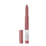 Maybelline Super Stay Ink Crayon Lipstick Makeup, Precision Tip Matte Lip Crayon with Built-in Sharpener, Longwear Up To 8Hrs, Lead The Way, Pink Beige, 1 Count - Retail: $17
