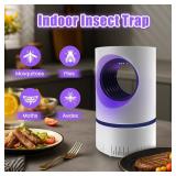 Fruit Fly Traps for Indoors Fan Powered Bug Catcher for Mosquitoes, Gnats, Moths and Fruit Flies, Silent and Effective - Retail: $5,514