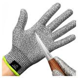 BeaverCraft Wood Carving Gloves CRG - Cutting Cut Resistant Gloves Level 5 for Whittling, Woodworking, Food Prep (S) - Retail: $12