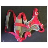 Huntboo Escape Proof Dog Harness, Escape Artist Harness, Reflective Harness with Padded Handle, Breathable, Durable, Adjustable Vest for Medium Dogs Walking, Training, and Running Gear (Red, S) - Reta