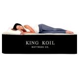 King Koil Double-High Air Mattress with Electric Pump - Retail: $120