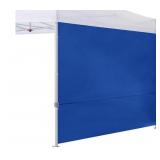 Blue 10ft Canopy Wall with Truss Straps -