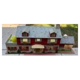 1950s Marx Tin Dollhouse with Furniture - Retail: $125